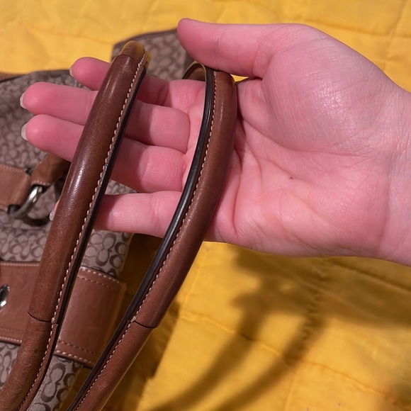 Vintage Signature Coach Purse and Wallet Set - Picture 6 of 7